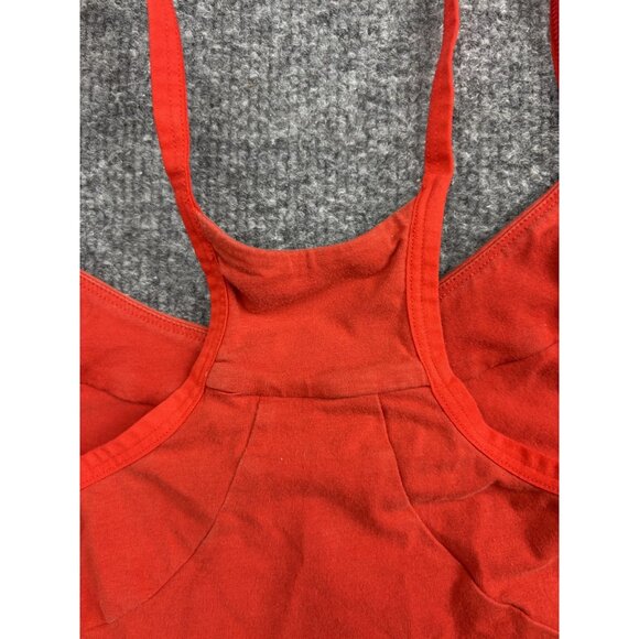 Arc'teryx Tank Top Womens Medium Red Camisole Built-In Shelf Bra Stretch Logo - Picture 7 of 8